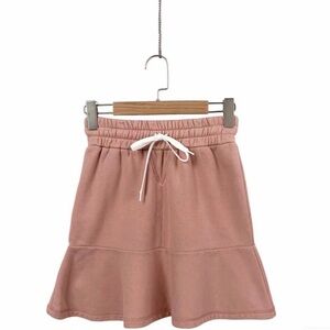 🚩steal authentic Miu Miu Pink Mini Skirt with White Drawstring